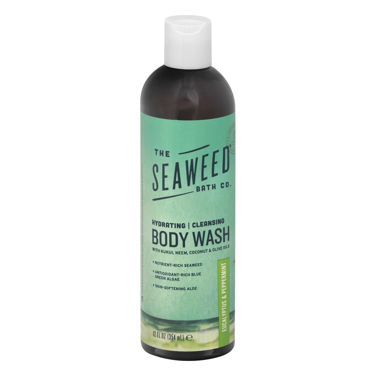 slide 1 of 9, The Seaweed Bath Hydrating Cleansing Eucalyptus & Peppermint Body Wash 12 oz, 12 oz