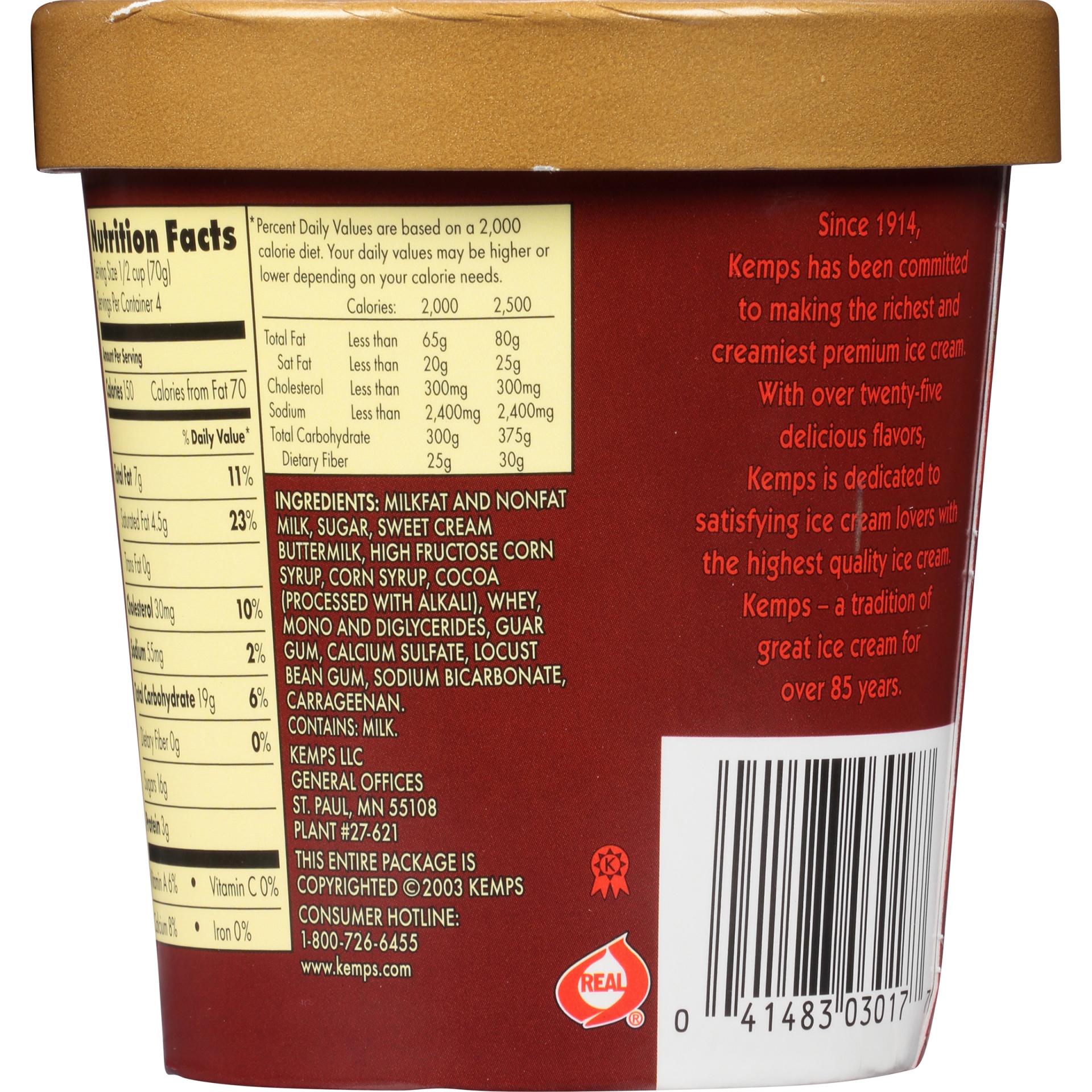 Kemps Chocolate Ice Cream 16 oz Shipt