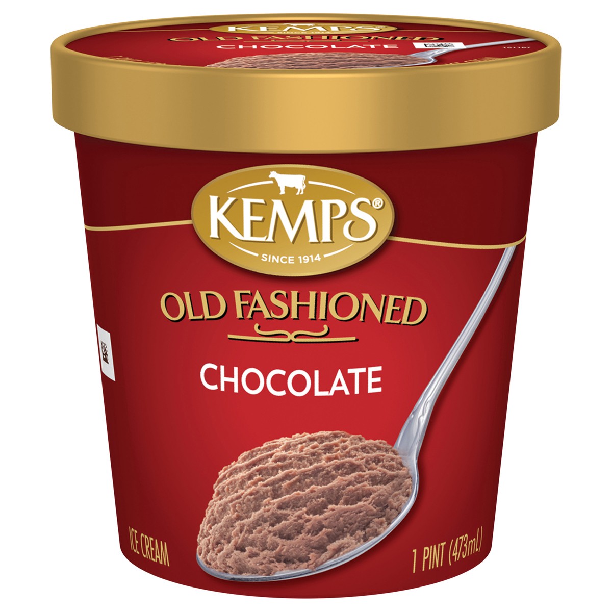 slide 1 of 3, Kemps Old Fashioned Chocolate Ice Cream, 16 oz