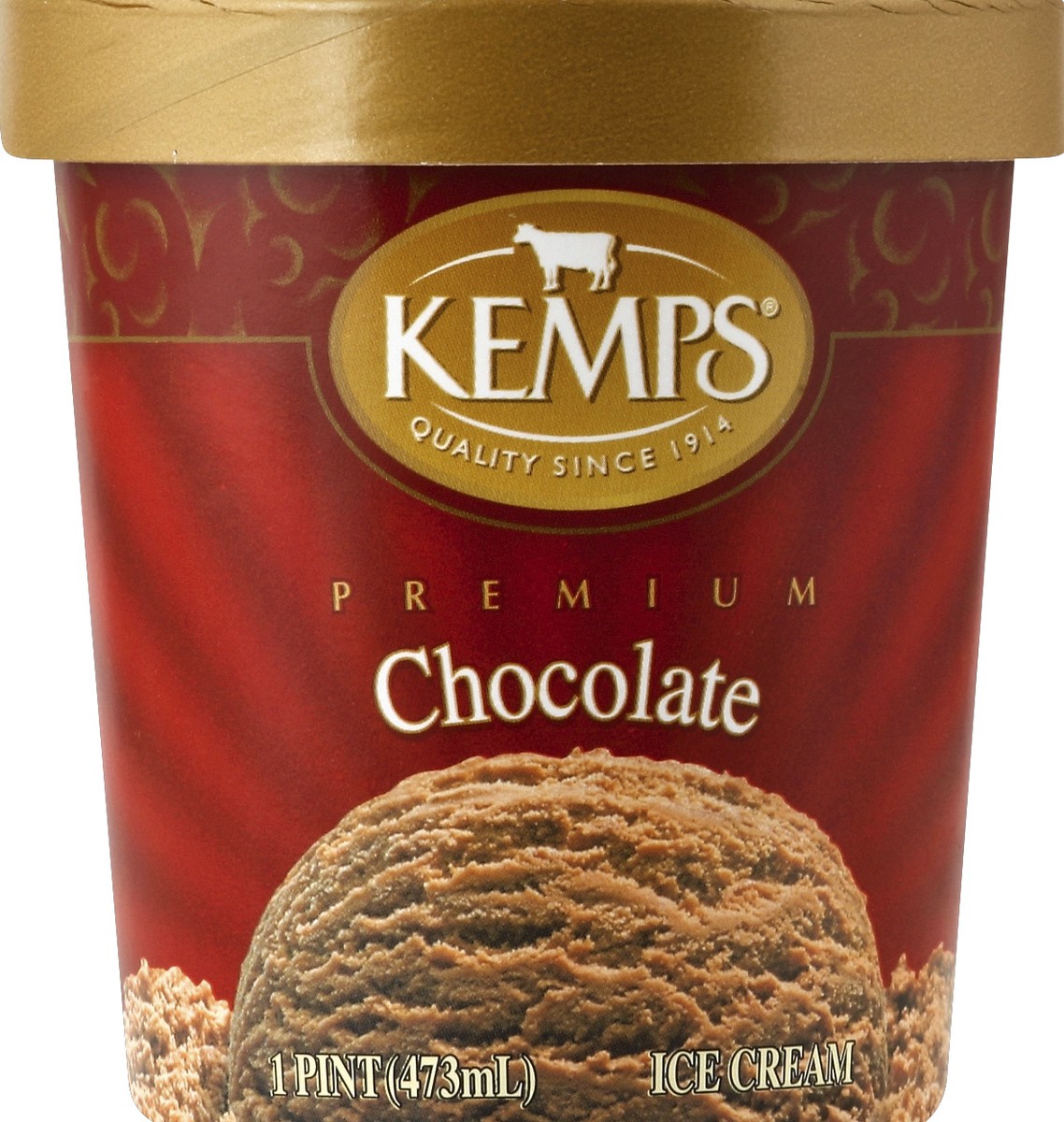 slide 1 of 3, Kemps Chocolate Ice Cream, 16 oz