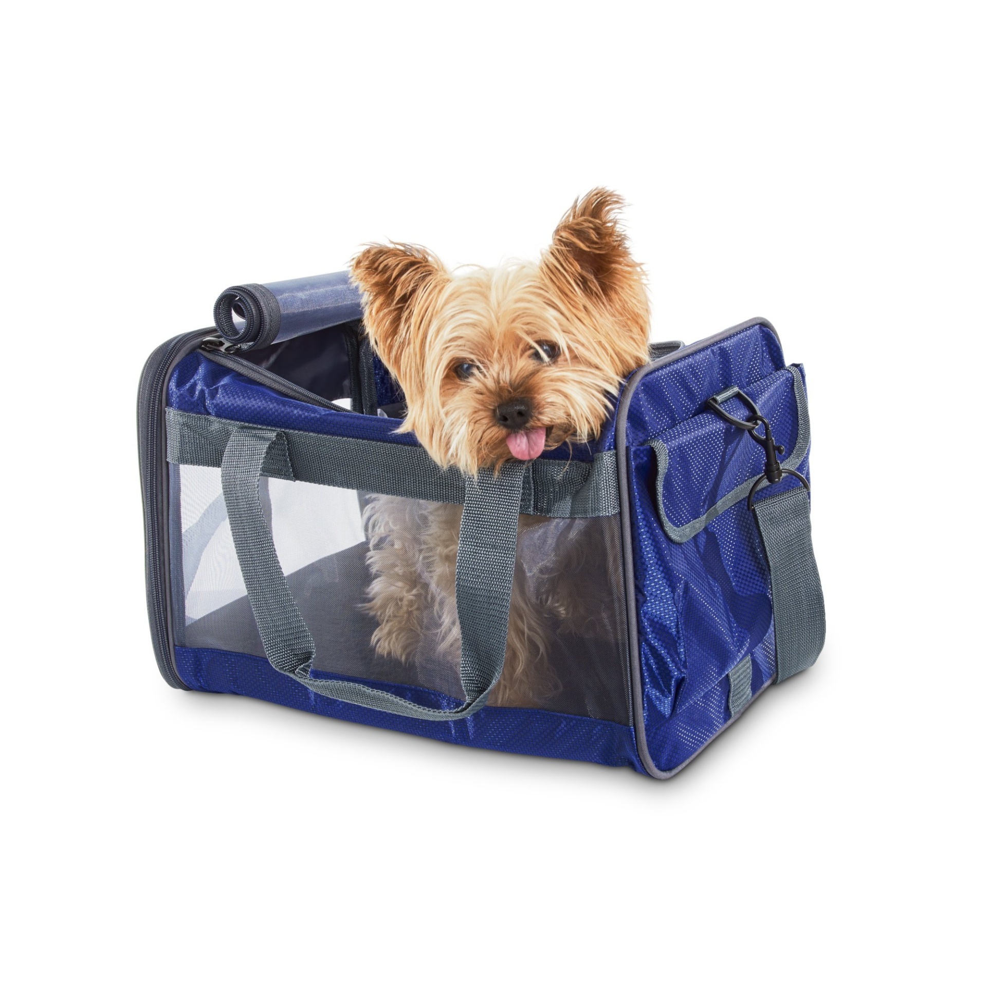 slide 1 of 1, Good2Go Basic Pet Carrier in Navy, 1 ct