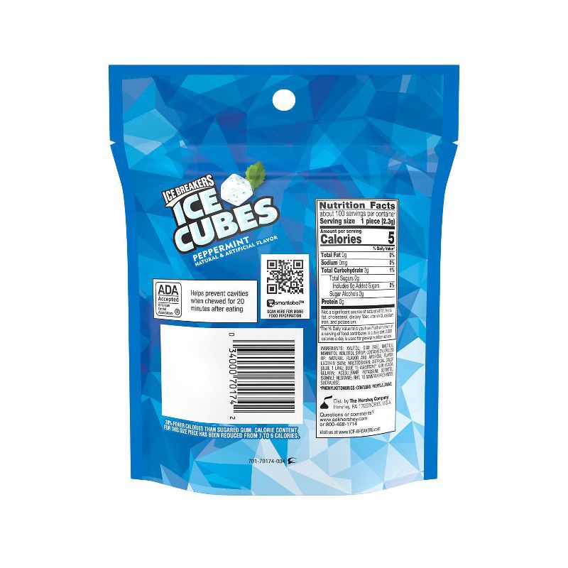 slide 3 of 6, Ice Breakers Ice Cubes Peppermint Sugar-Free Gum - 100ct, 100 ct
