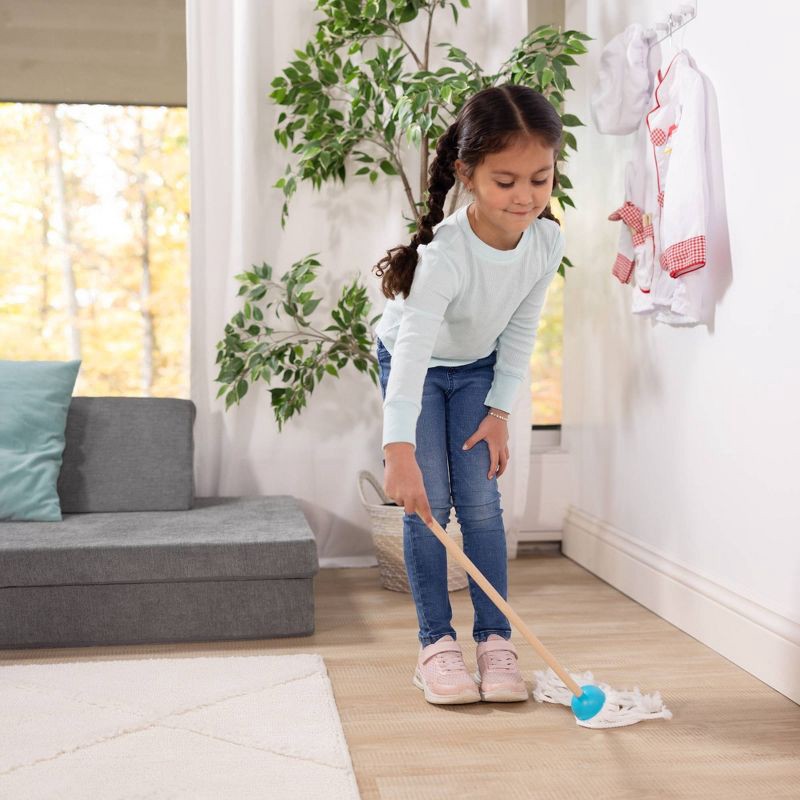 slide 5 of 9, Melissa & Doug Let's Play House! Dust, Sweep & Mop 6pc Set, 6 ct