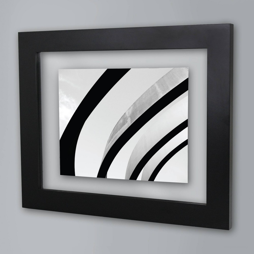 slide 3 of 6, 8" x 10" Wide Gallery Float Frame Black - Made By Design, 1 ct