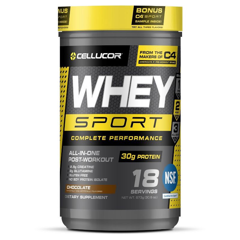 slide 1 of 1, Cellucor Cor-Sport Whey Protein - Chocolate - 30.8oz, 30.8 oz