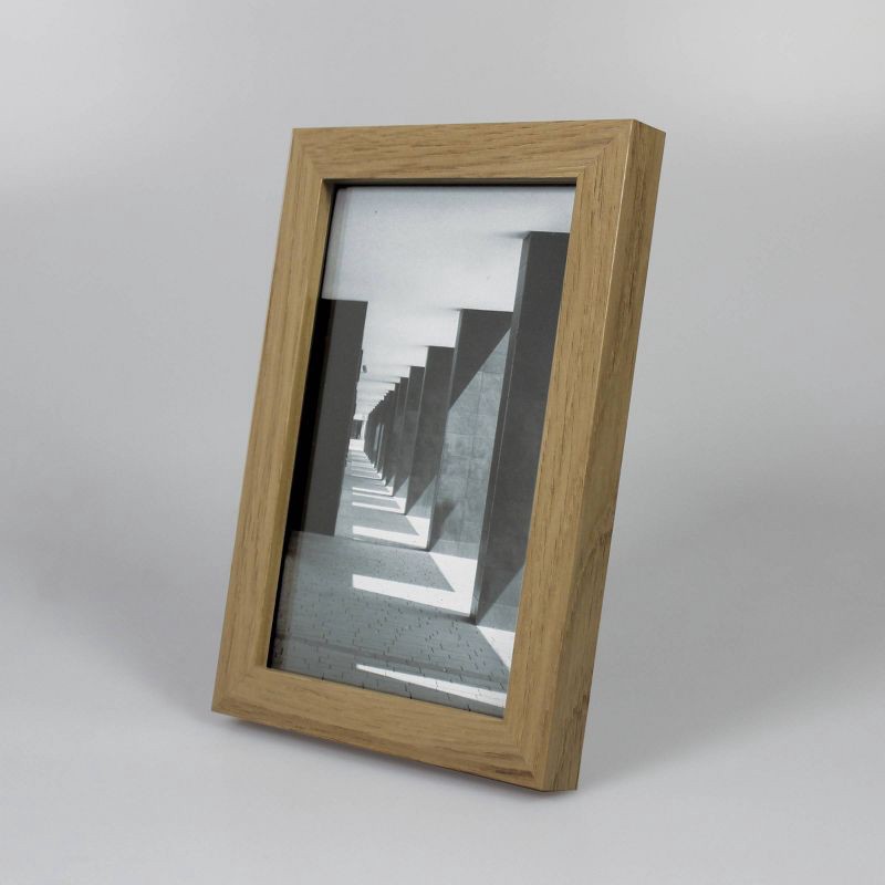 slide 2 of 4, 4" x 6" Thin Grain Frame Wood - Threshold™, 1 ct