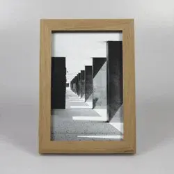 4" x 6" Thin Grain Frame Wood - Threshold™