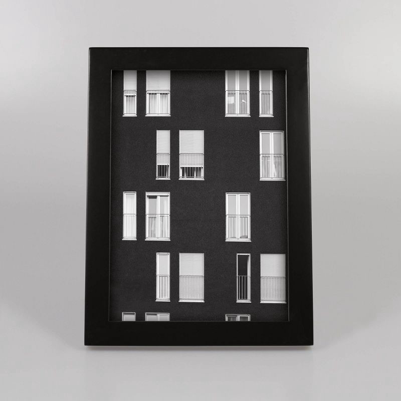 slide 1 of 4, 5" x 7" Thin Single Picture Frame Black - Threshold™, 1 ct