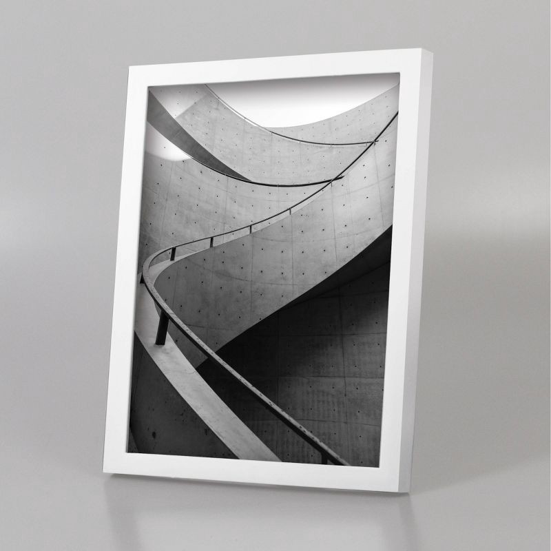 slide 2 of 4, 8" x 10" Thin Single Picture Frame White - Threshold™: Modern Style, MDF, Wall/Tabletop Display, 1 ct