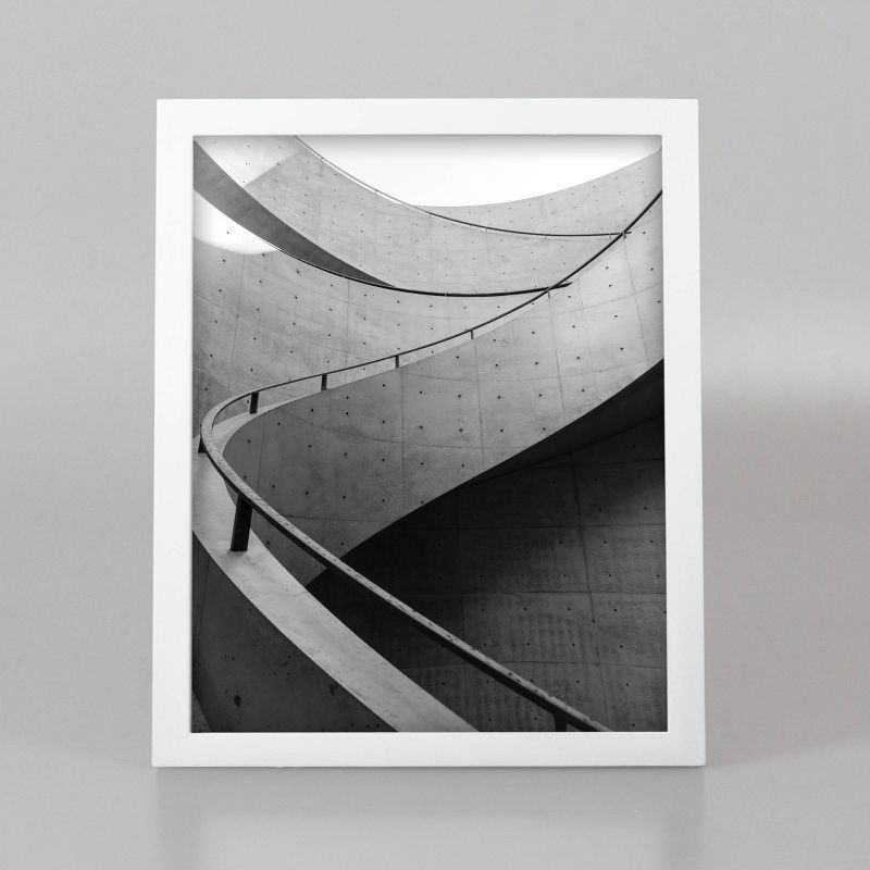 slide 1 of 4, 8" x 10" Thin Single Picture Frame White - Threshold™: Modern Style, MDF, Wall/Tabletop Display, 1 ct