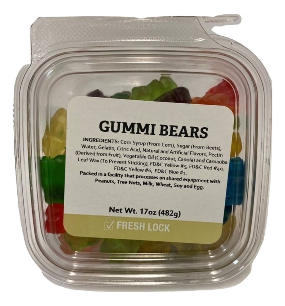 slide 2 of 3, Torn & Glasser Torn Glasser 12 Flavors Gummi Bears, 17 oz