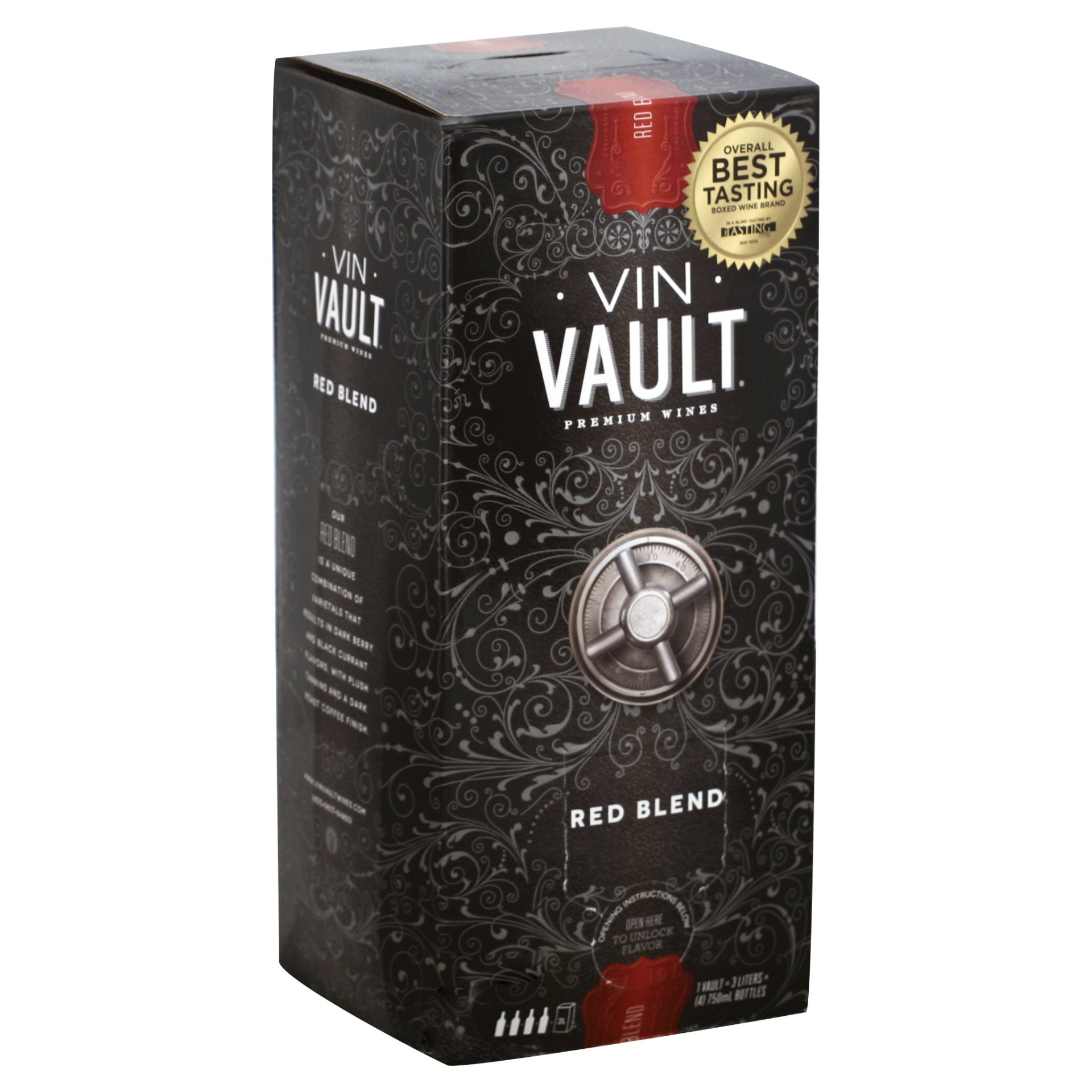 slide 1 of 5, Vin Vault Red Blend, 3 liter