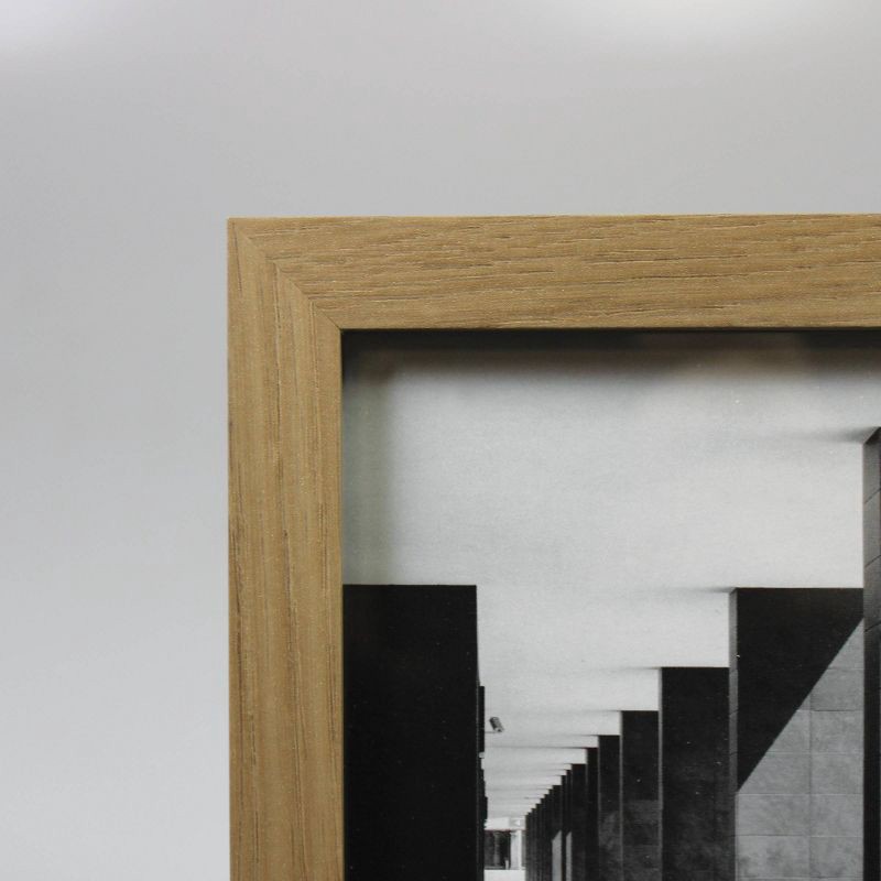 slide 3 of 4, Thin Hinged Frame Holds 2 (4"x 6") Photos Frame Natural - Threshold™, 1 ct