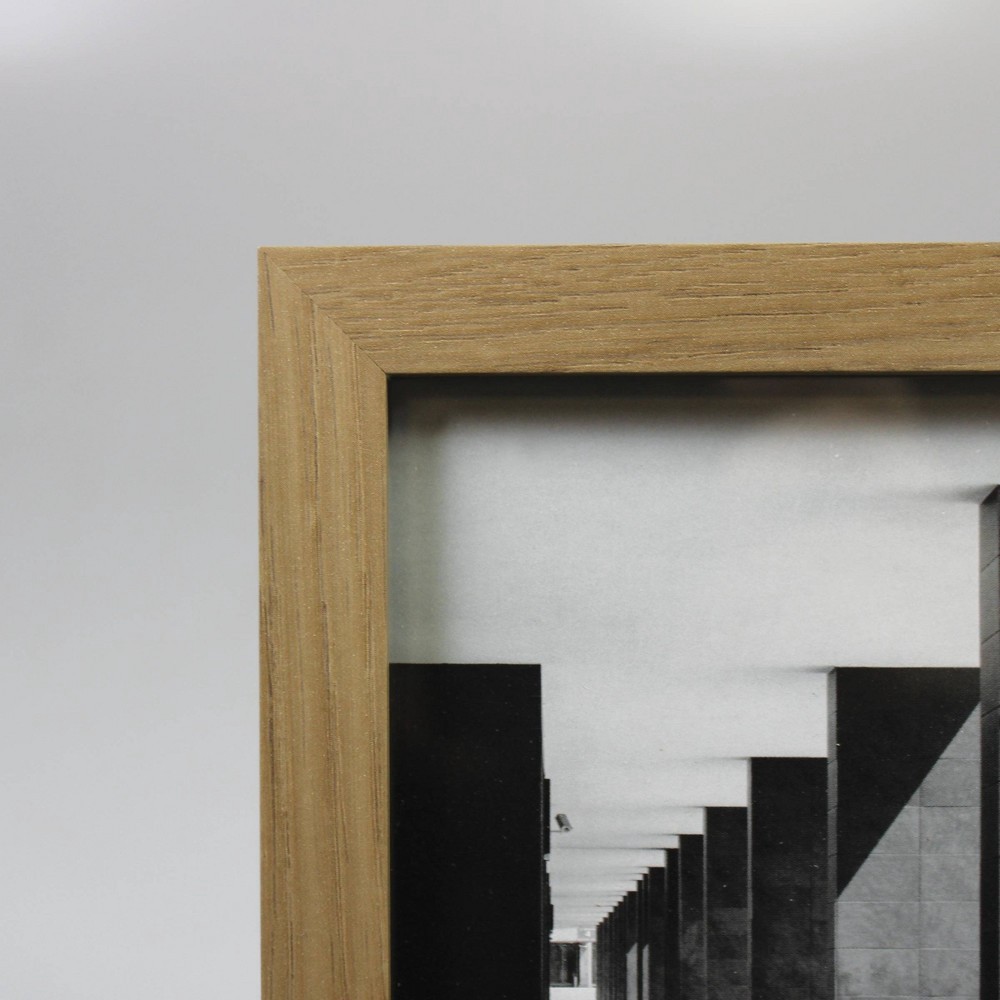 slide 3 of 4, Thin Hinged Frame Holds 2 (4" x 6") Photos Frame Natural - Made By Design, 1 ct