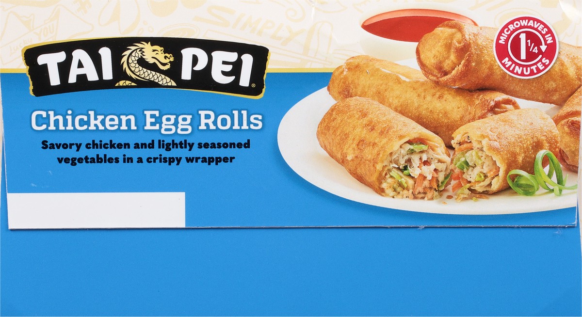 slide 4 of 9, Tai Pei Chicken Egg Rolls, 24 oz