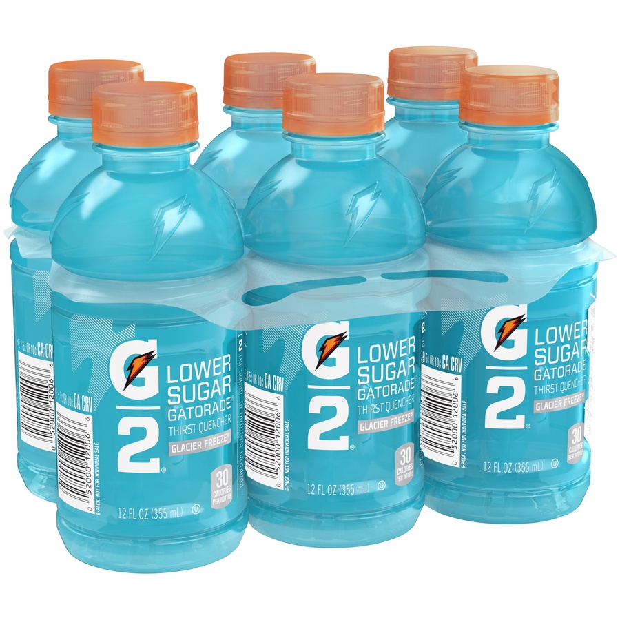 slide 2 of 4, Gatorade G2 Glacier Freeze Sports Drink Bottles, 6 ct; 12 fl oz