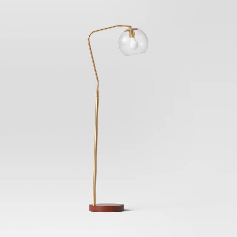 Madrot Glass Globe Floor Lamp Brass Project 62 1 ct Shipt