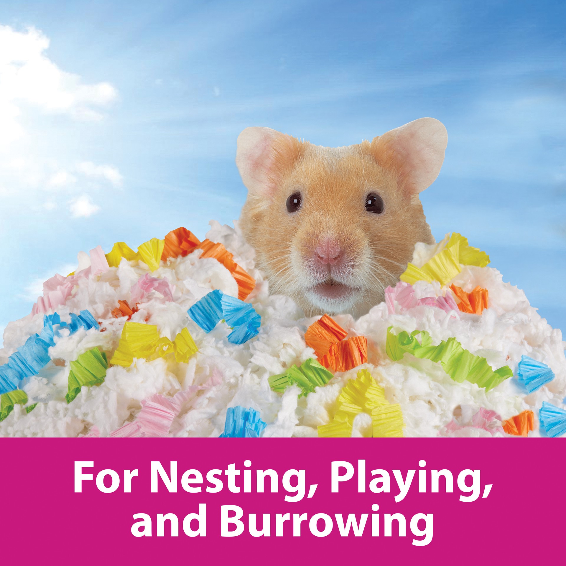 slide 4 of 10, Kaytee Clean & Cozy Confetti Bedding White Paper Bedding with Colored Confetti Paper 24.6 liters, 1 ct