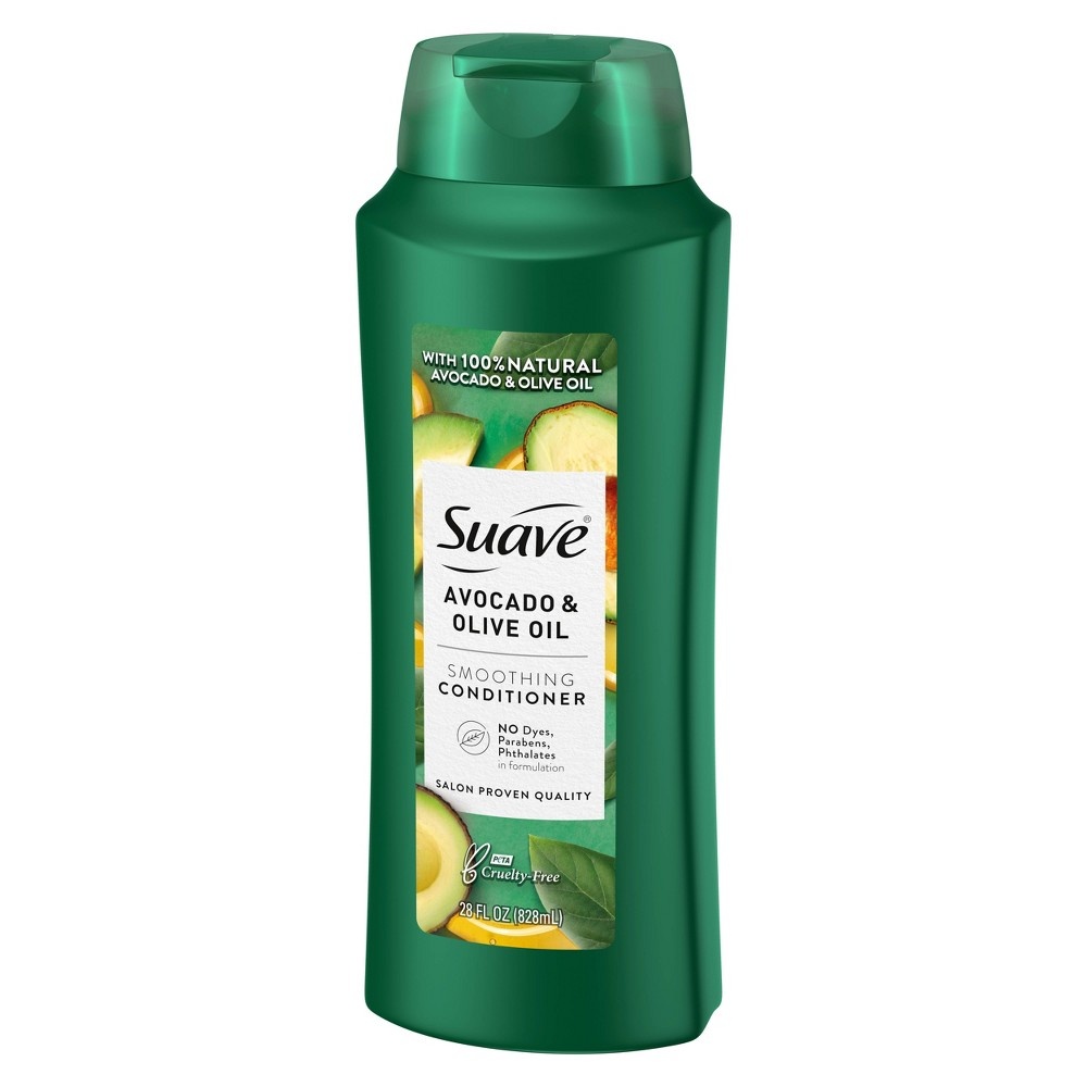 slide 3 of 4, Suave Professionals Avocado + Olive Oil Smoothing Conditioner, 28 fl oz