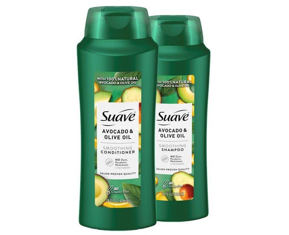 slide 4 of 4, Suave Professionals Avocado + Olive Oil Smoothing Conditioner, 28 fl oz