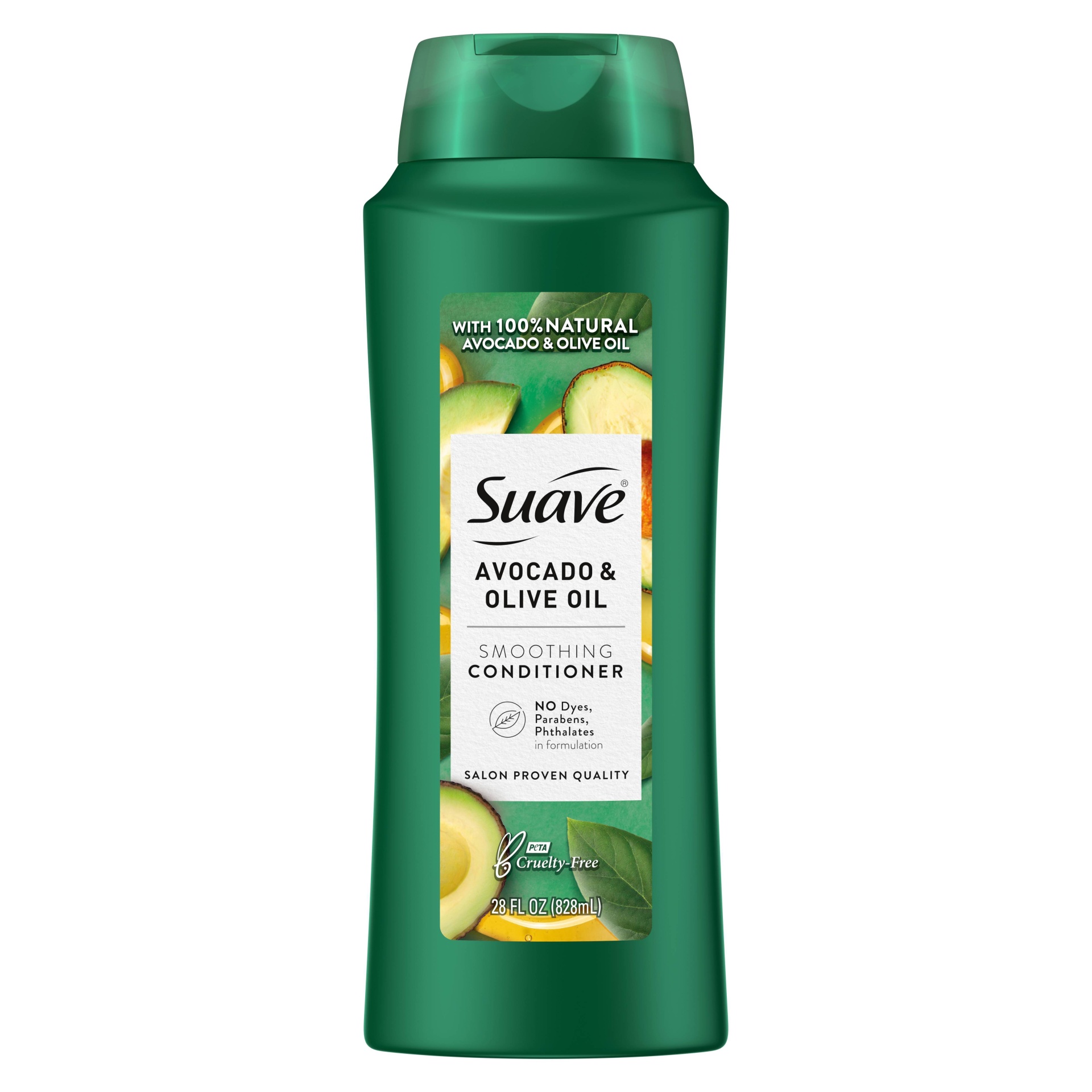 slide 1 of 4, Suave Professionals Avocado + Olive Oil Smoothing Conditioner, 28 fl oz