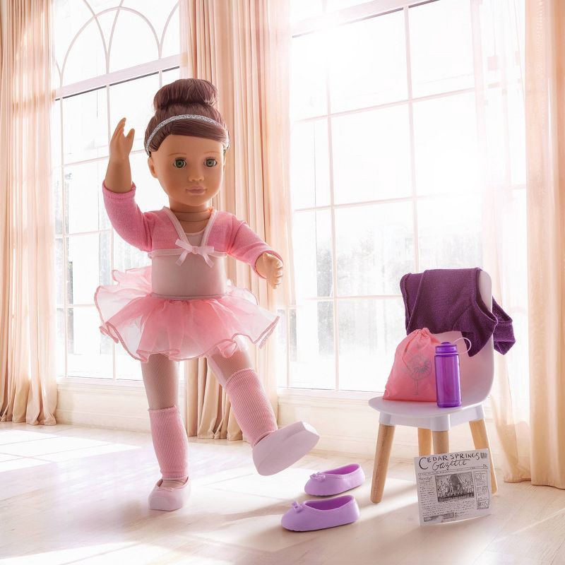slide 3 of 7, Our Generation Sydney Lee with Storybook & Outfit 18" Ballet Doll, 1 ct