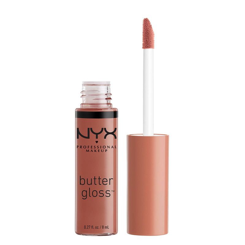 slide 1 of 8, NYX Professional Makeup Butter Lip Gloss - 16 Praline - 0.27 fl oz, 0.27 fl oz