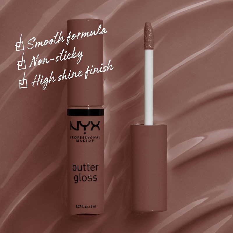 slide 4 of 8, NYX Professional Makeup Butter Lip Gloss - 17 Ginger Snap - 0.27 fl oz, 0.27 fl oz