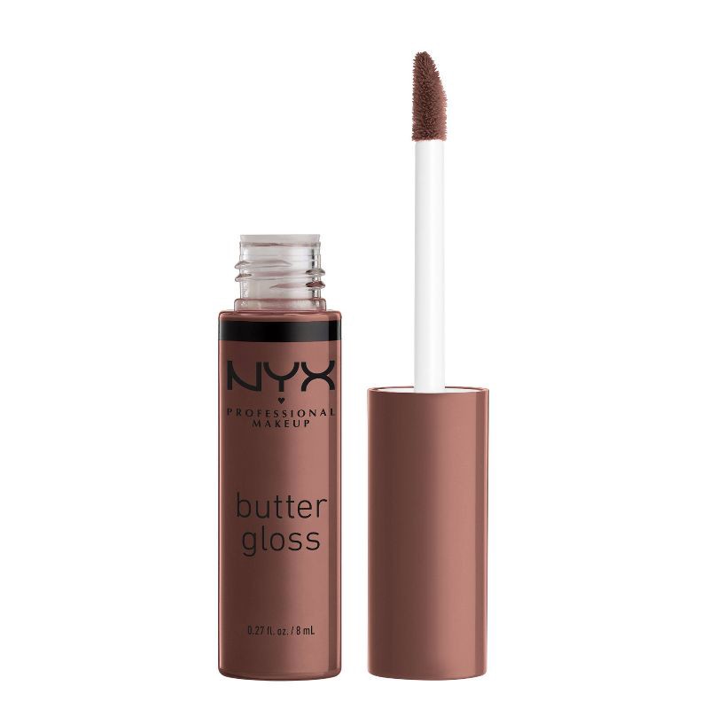 slide 1 of 8, NYX Professional Makeup Butter Lip Gloss - 17 Ginger Snap - 0.27 fl oz, 0.27 fl oz