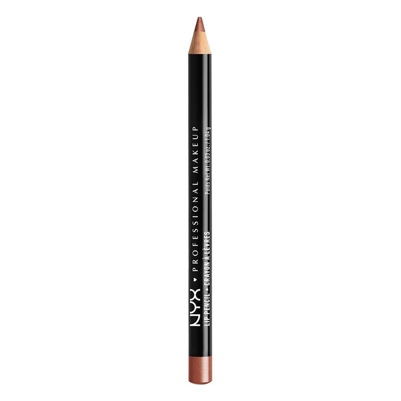 slide 1 of 6, NYX Professional Makeup Long-Lasting Slim Lip Pencil - Creamy Lip Liner - Ever - 0.03oz, 0.03 oz