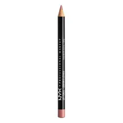 NYX Professional Makeup Long-Lasting Slim Lip Pencil - Creamy Lip Liner - Nude Pink - 0.03oz
