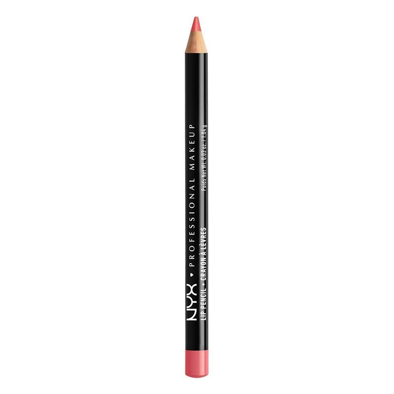 slide 1 of 6, NYX Professional Makeup Long-Lasting Slim Lip Pencil - Creamy Lip Liner - Hot Red - 0.03oz, 0.03 oz