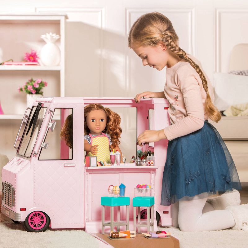 slide 2 of 10, Our Generation Sweet Stop Ice Cream Truck - Pink, 1 ct