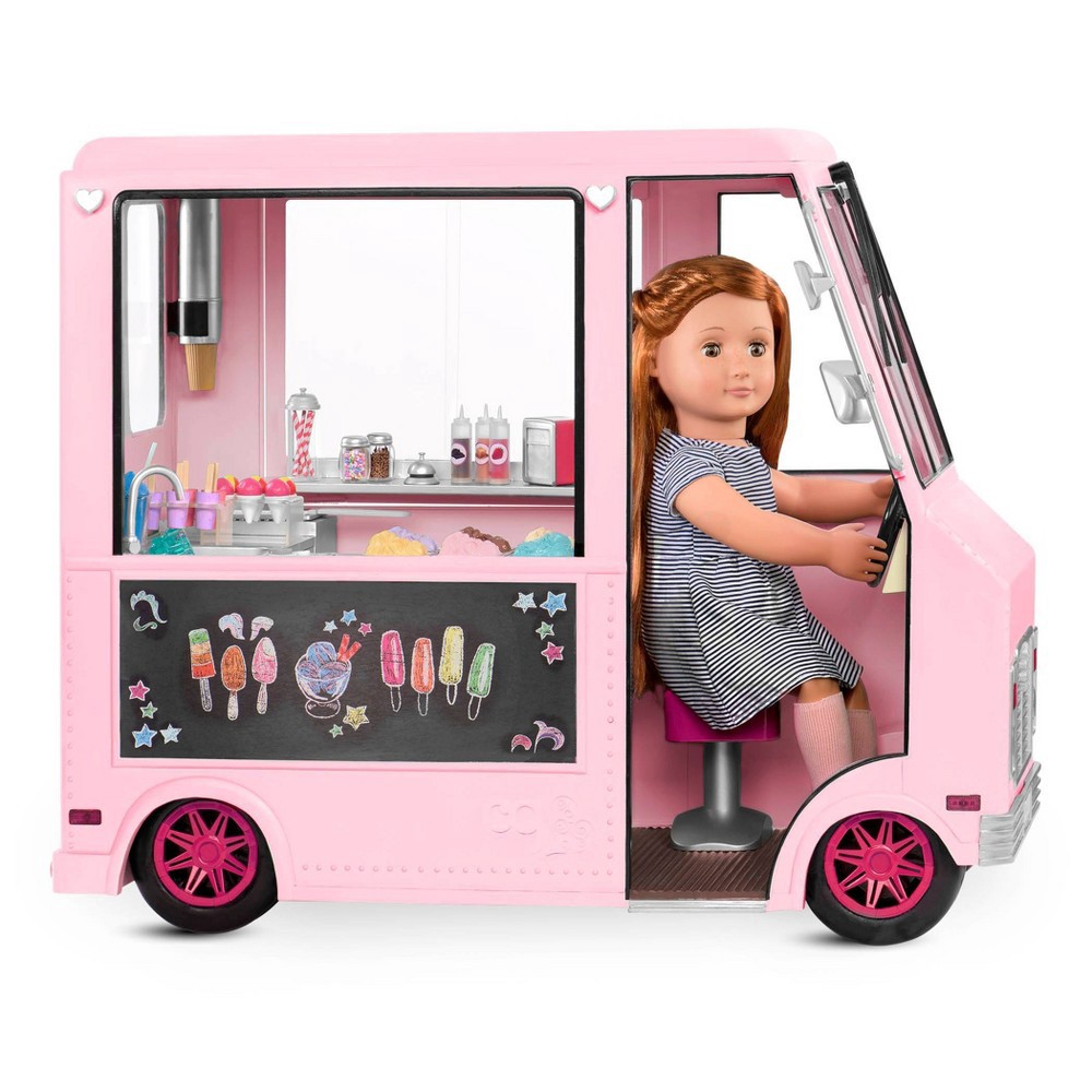 slide 5 of 10, Our Generation Sweet Stop Ice Cream Truck - Pink, 1 ct