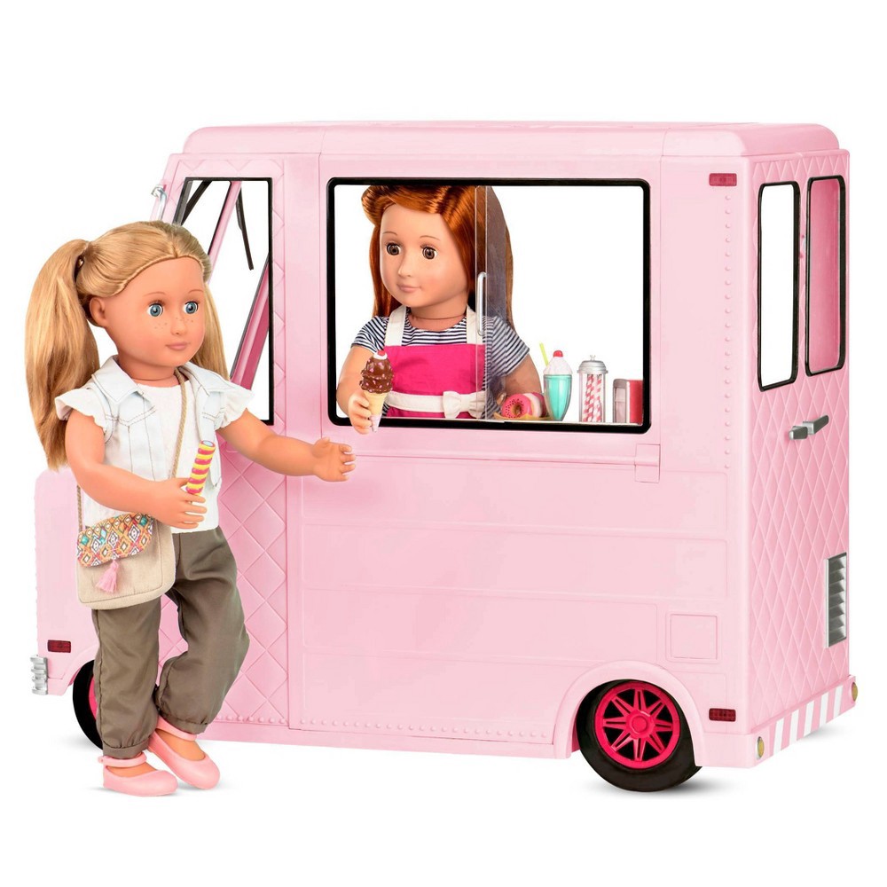 slide 6 of 10, Our Generation Sweet Stop Ice Cream Truck - Pink, 1 ct