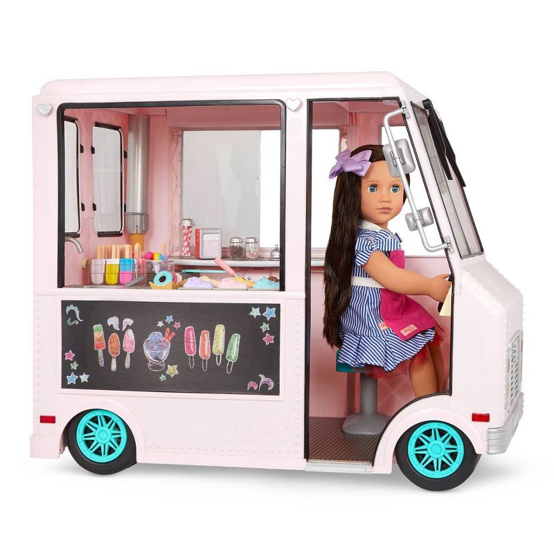 slide 6 of 9, Our Generation Sweet Stop Ice Cream Truck - Pink, 1 ct