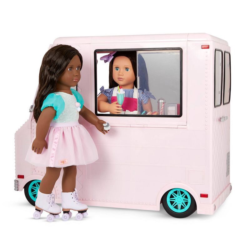 slide 7 of 9, Our Generation Sweet Stop Ice Cream Truck - Pink, 1 ct