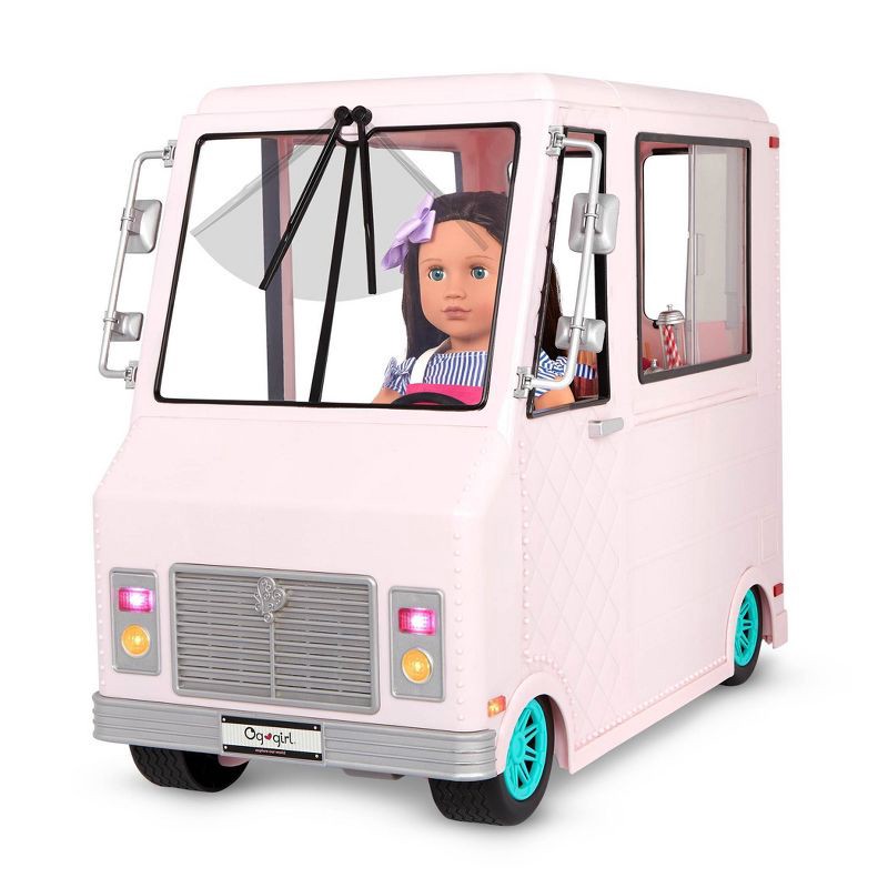 slide 8 of 9, Our Generation Sweet Stop Ice Cream Truck - Pink, 1 ct