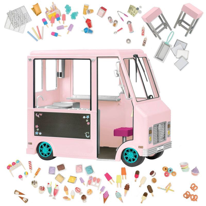 slide 9 of 9, Our Generation Sweet Stop Ice Cream Truck - Pink, 1 ct