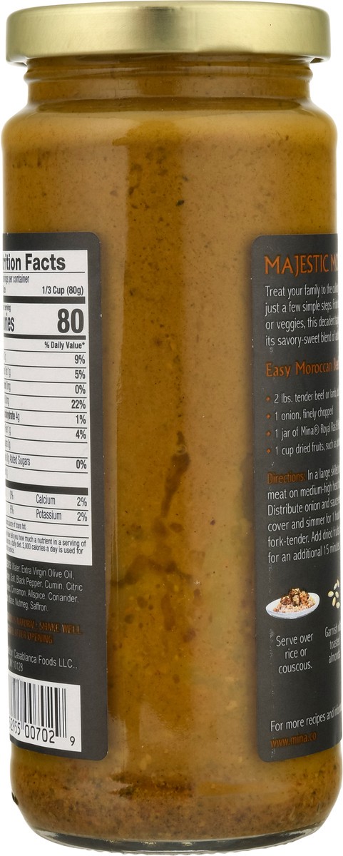 slide 13 of 14, Mina Moroccan Tagine Royal Ras El Hanout Simmer Sauce 12 oz, 12 oz