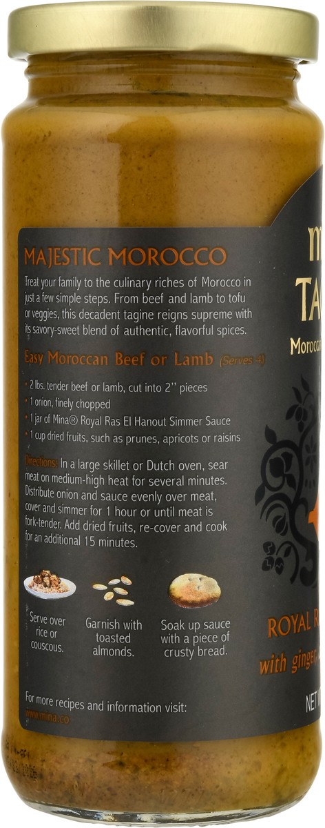 slide 5 of 14, Mina Moroccan Tagine Royal Ras El Hanout Simmer Sauce 12 oz, 12 oz