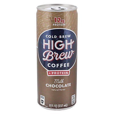 slide 1 of 1, High Brew Coffee Milk Chocolate Plus Protein, 8 fl oz