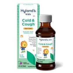 Hyland's Kids Cold & Cough Syrup Daytime - Grape - 4 fl oz
