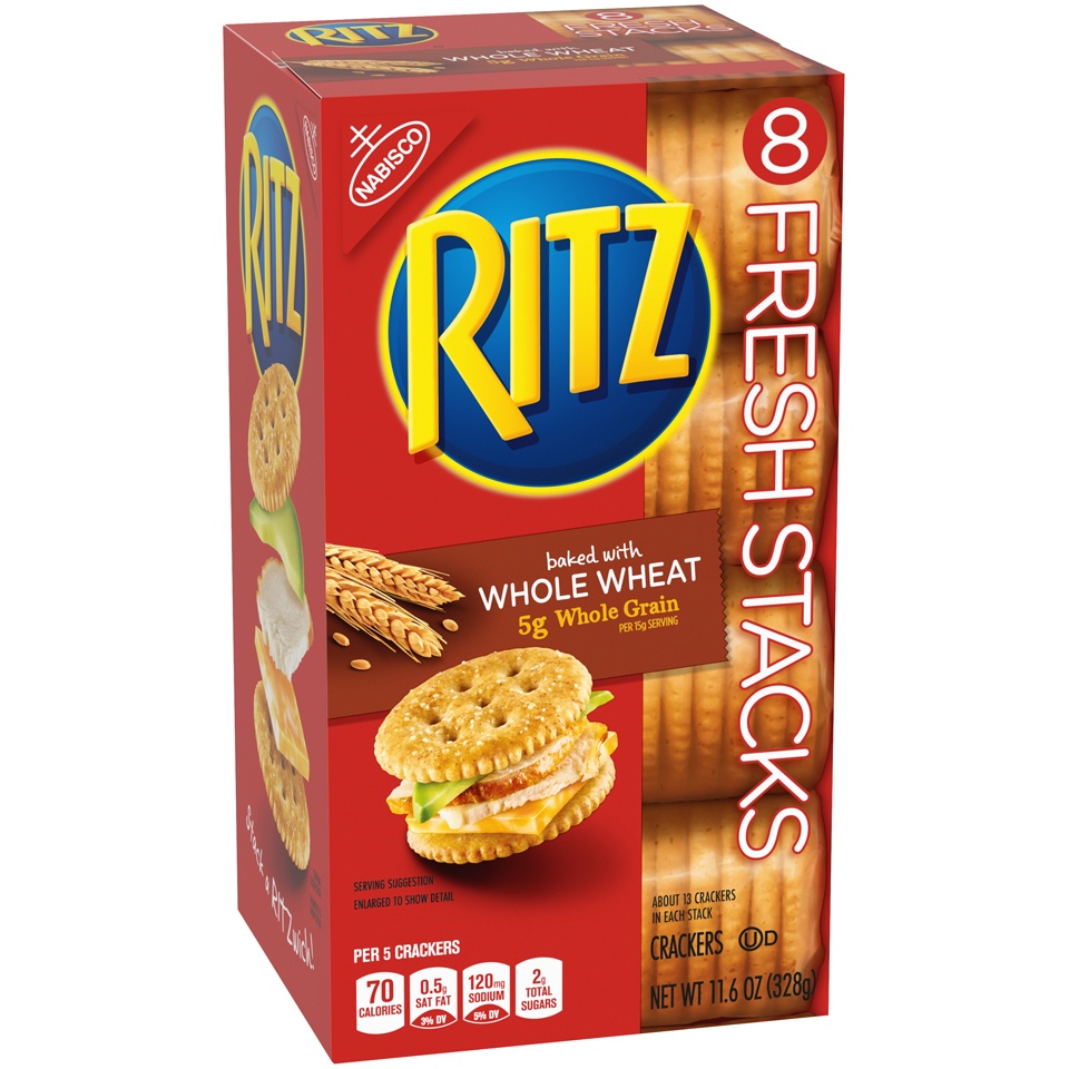 Ritz Whole Wheat Crackers Fresh Stacks 11.6 oz Shipt