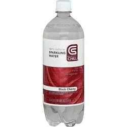 Super Chill Raspberry and Blackberry Sparkling Water - 33.8 fl oz