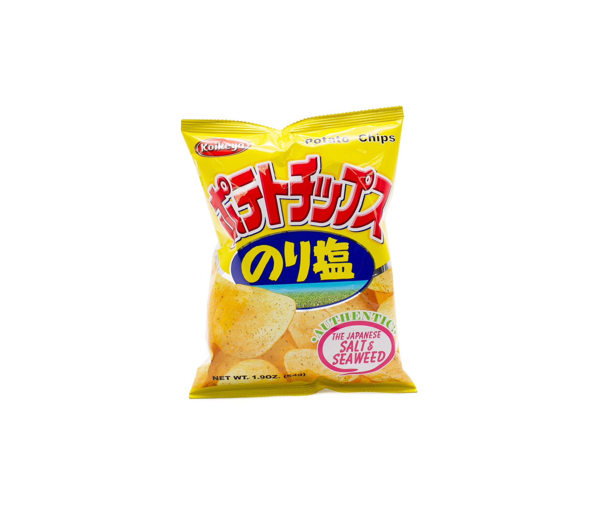 slide 1 of 1, Koikeya Salt & Seaweed Chips, 2 oz