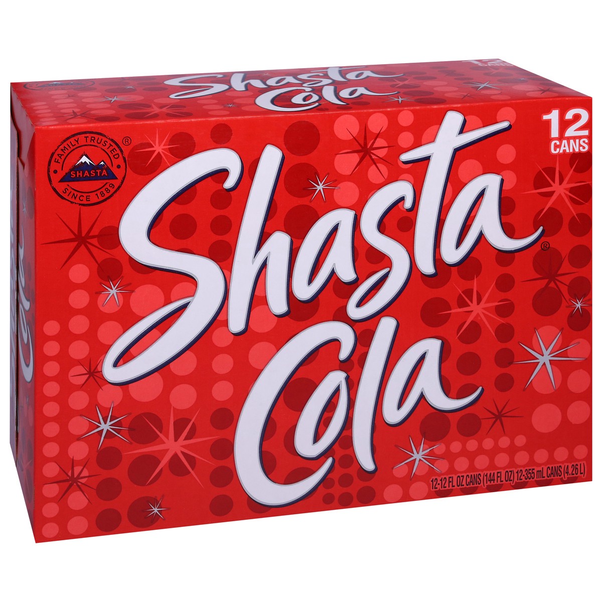 slide 2 of 9, Shasta Cola 12 - 12 fl oz Cans, 12 ct; 12 fl oz