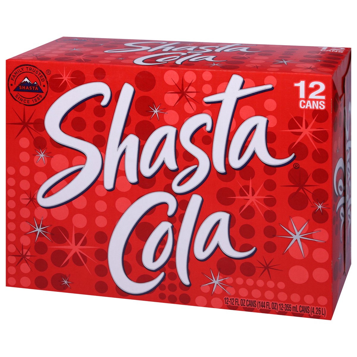 slide 3 of 9, Shasta Cola 12 - 12 fl oz Cans, 12 ct; 12 fl oz