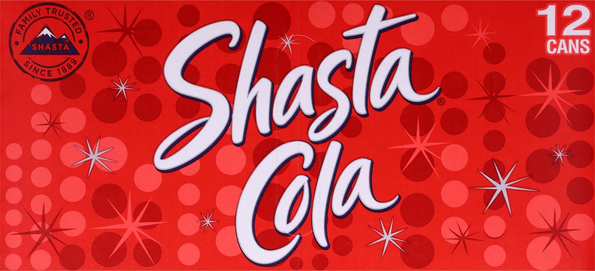 slide 9 of 9, Shasta Cola 12 - 12 fl oz Cans, 12 ct; 12 fl oz