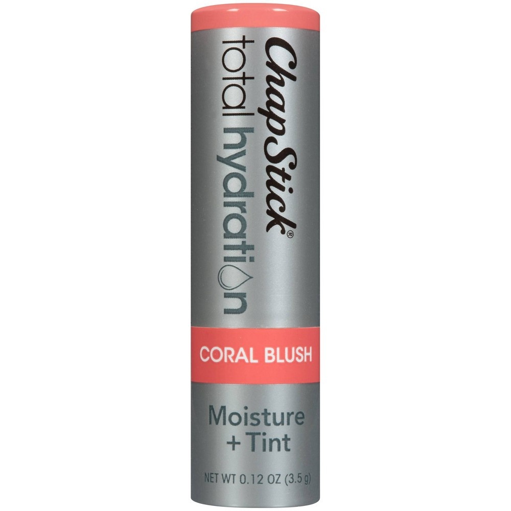 slide 2 of 5, Chapstick Total Hydration Tinted Lip Balm - Coral Blush, 0.12 oz